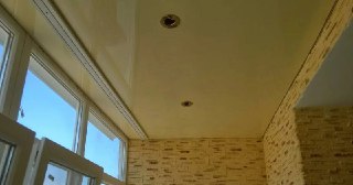 Натяжной потолок на балкон Камышин, цена 6239 руб.